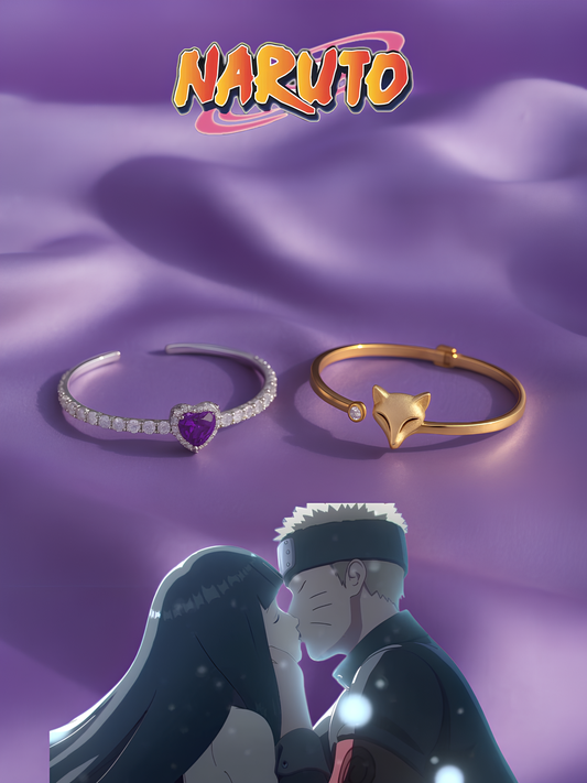 Naruto and Hinata Couple Bracelets
