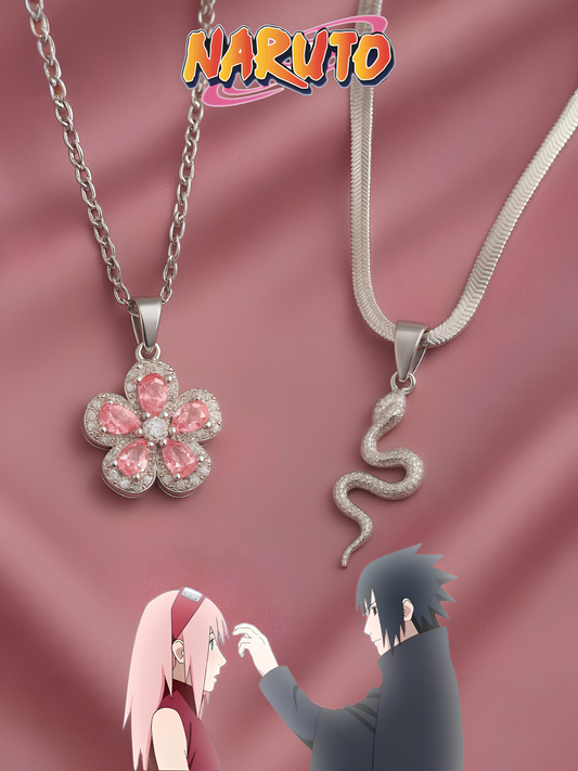 Sasuke and Sakura Couple Necklaces