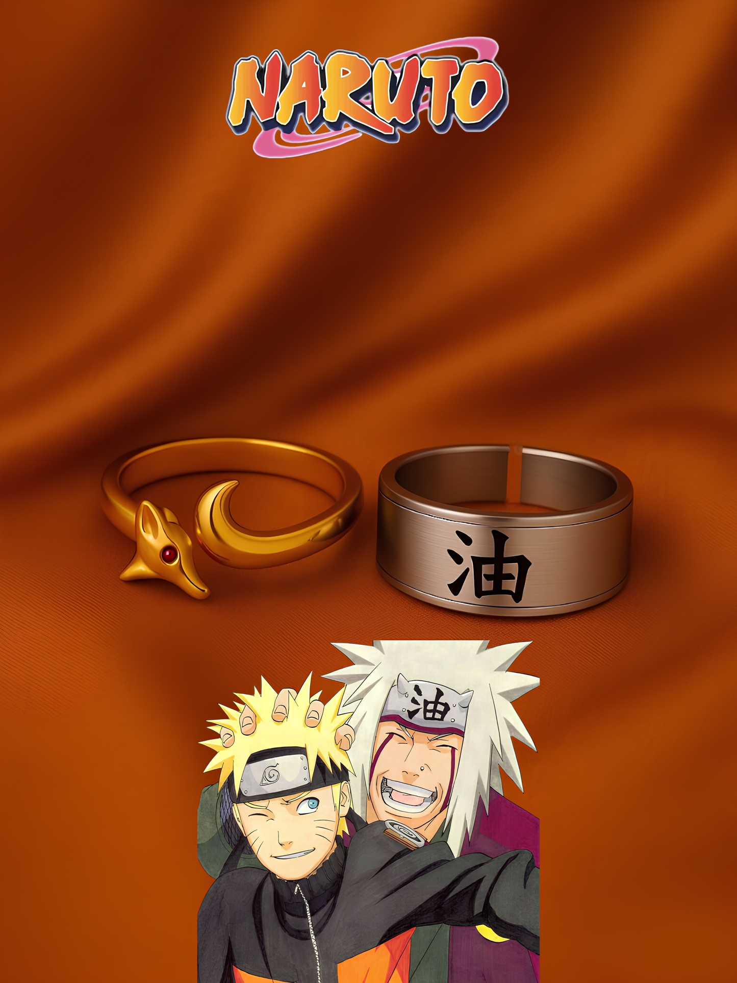 Naruto and Jiraiya Matching Rings