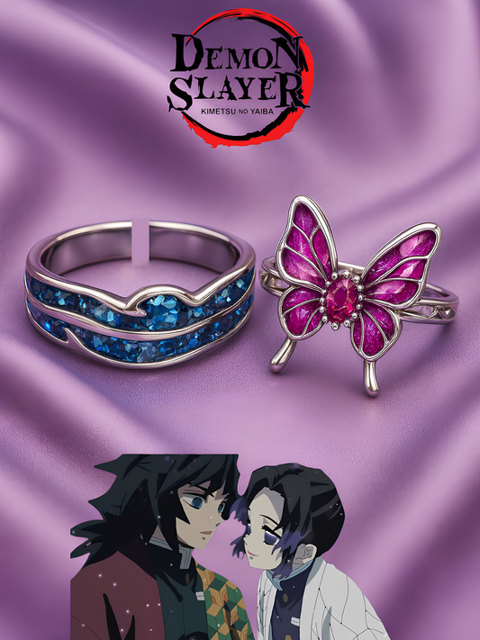 Shinobu and Giyu Couple Rings