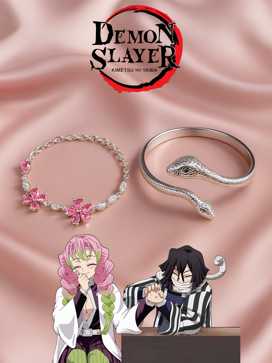 Obanai and Mitsuri Couple Bracelets