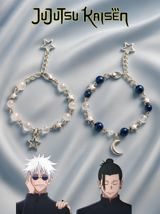 Gojo and Geto Matching Bracelets