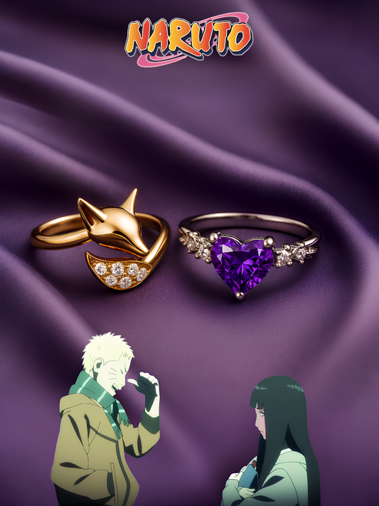 Naruto and Hinata Couple Rings v2