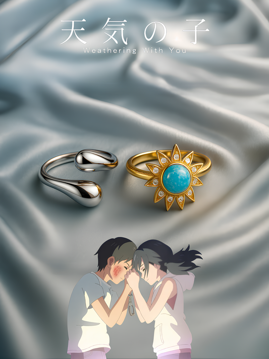 Hina and Hodaka Couple Rings