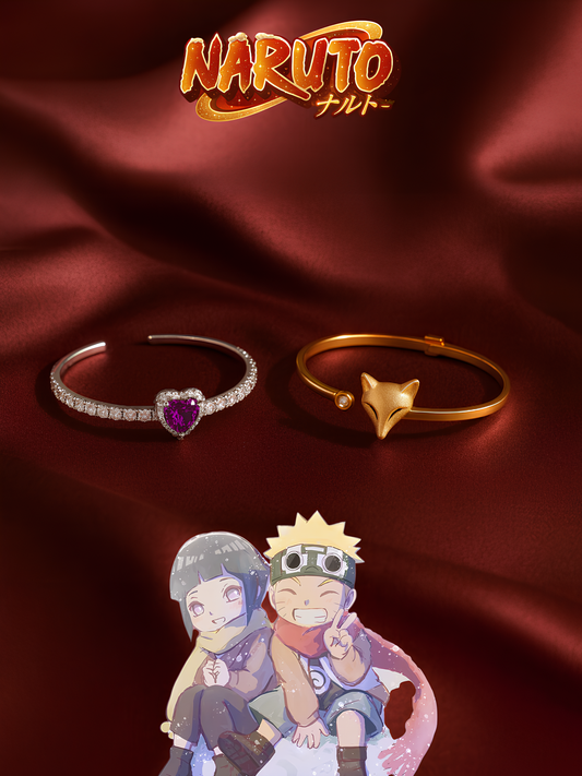 Naruto and Hinata Couple Bracelets Christmas Edition