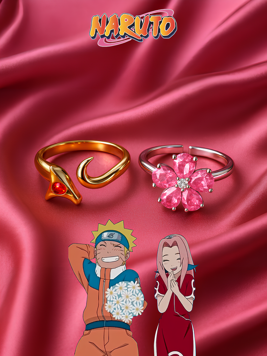 Naruto and Sakura Matching Rings