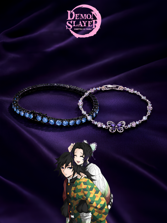 Shinobu and Giyu Couple Bracelets