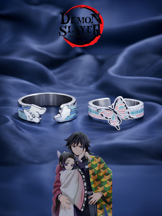 Giyu and Shinobu “Harmony” Couple Rings