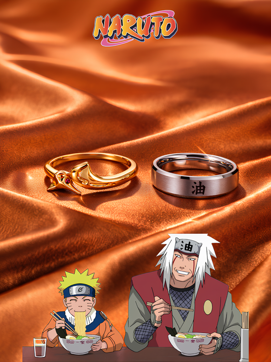 Naruto and Jiraiya Matching Rings