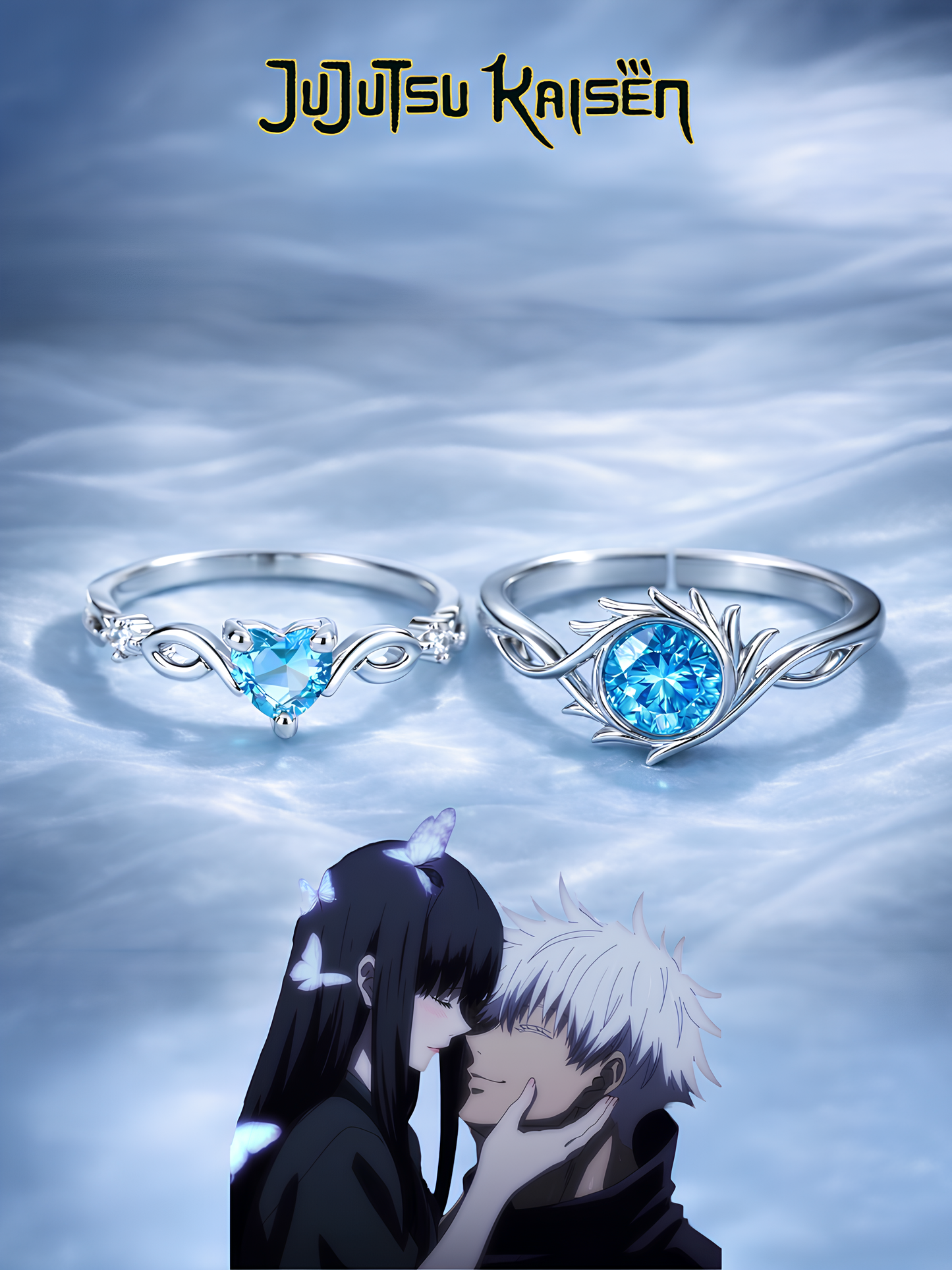 Gojo Infinity Bond Couple Rings