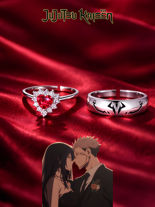 Sukuna Cursed Bond Couple Rings