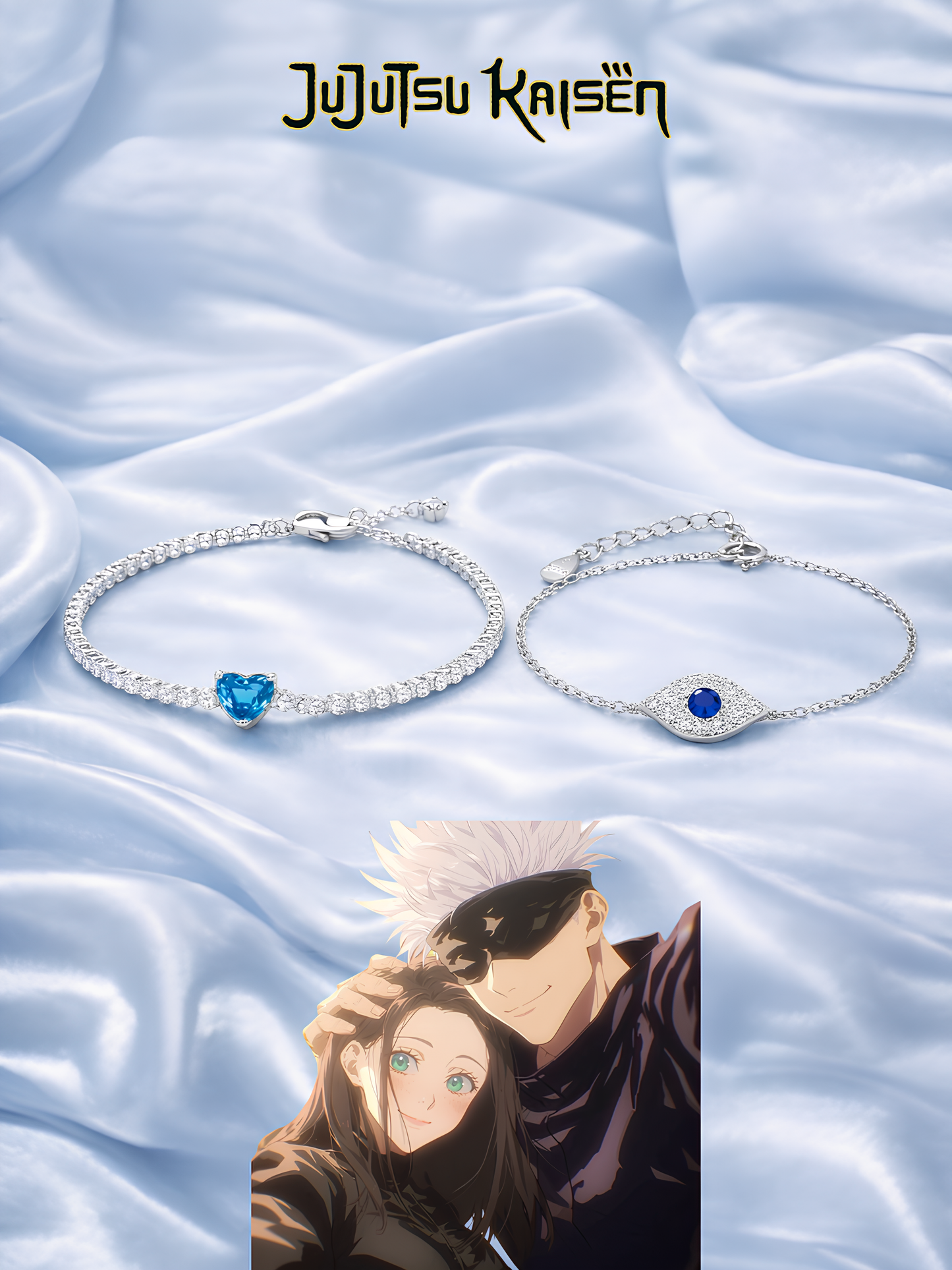 Gojo Infinity Bond Couple Bracelets