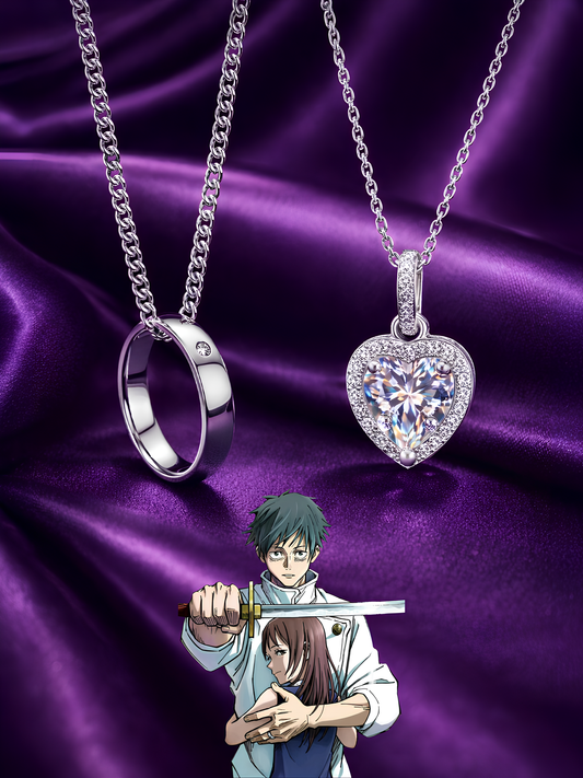 Yuta and Rika Couple Necklaces