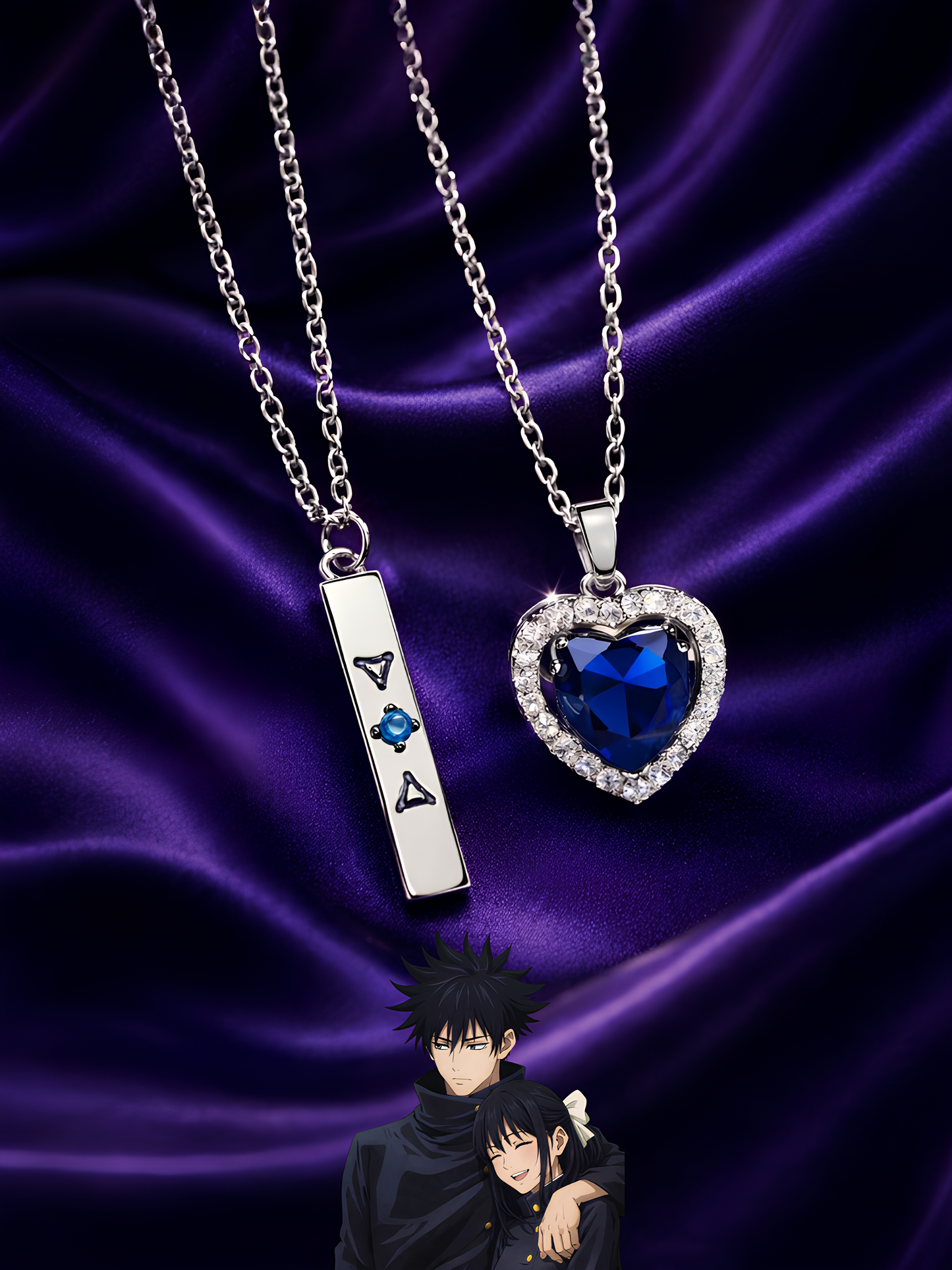 Megumi Shadow Bond Couple Necklaces