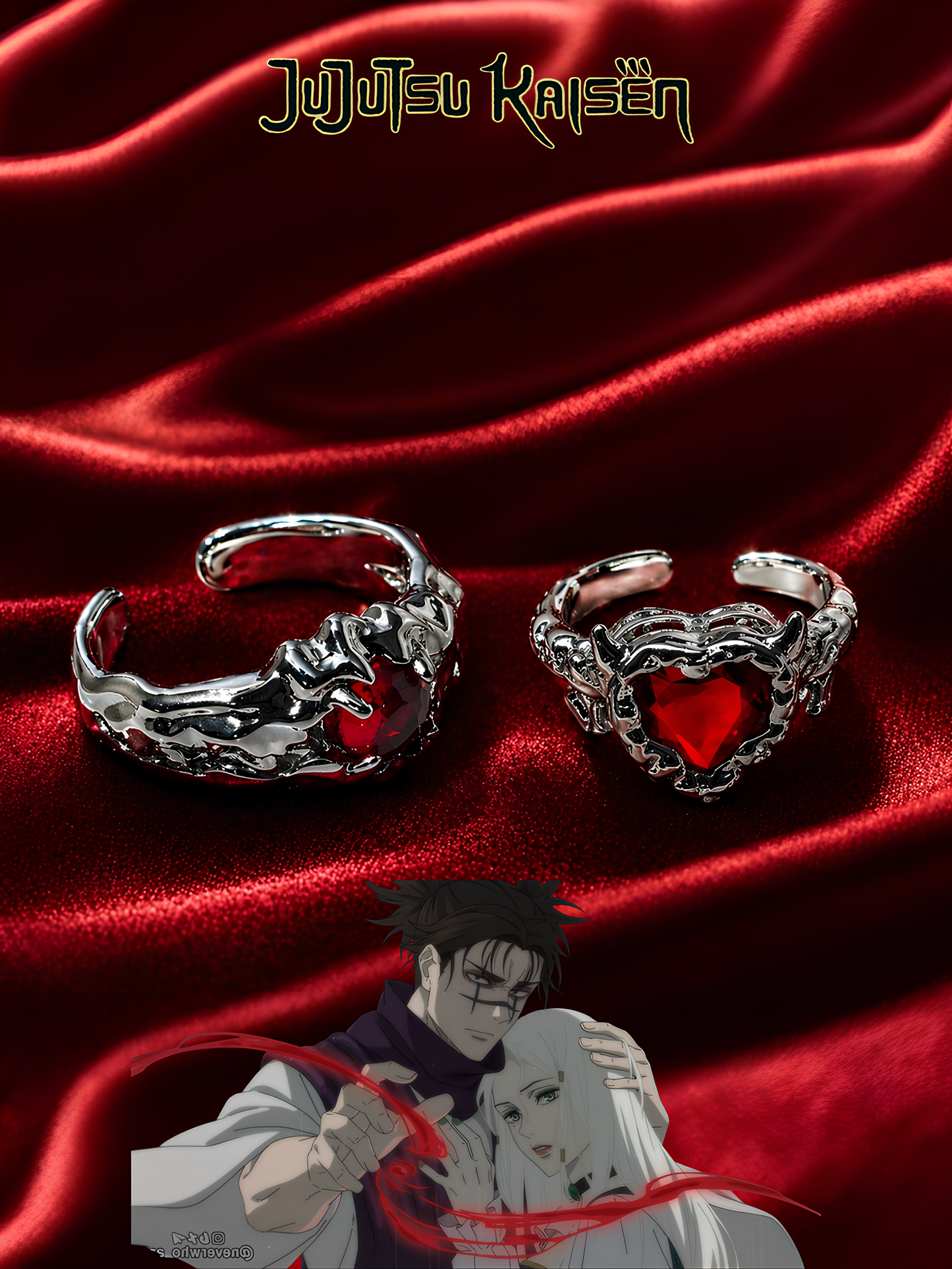 Choso Blood Bond Couple Rings