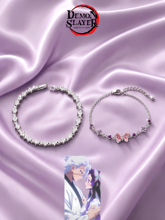 Sanemi and Kanae Couple Bracelets