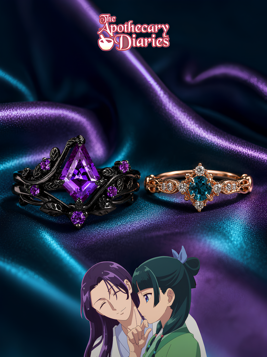 Maomao and Jinshi "Forbidden Cure" Couple Rings