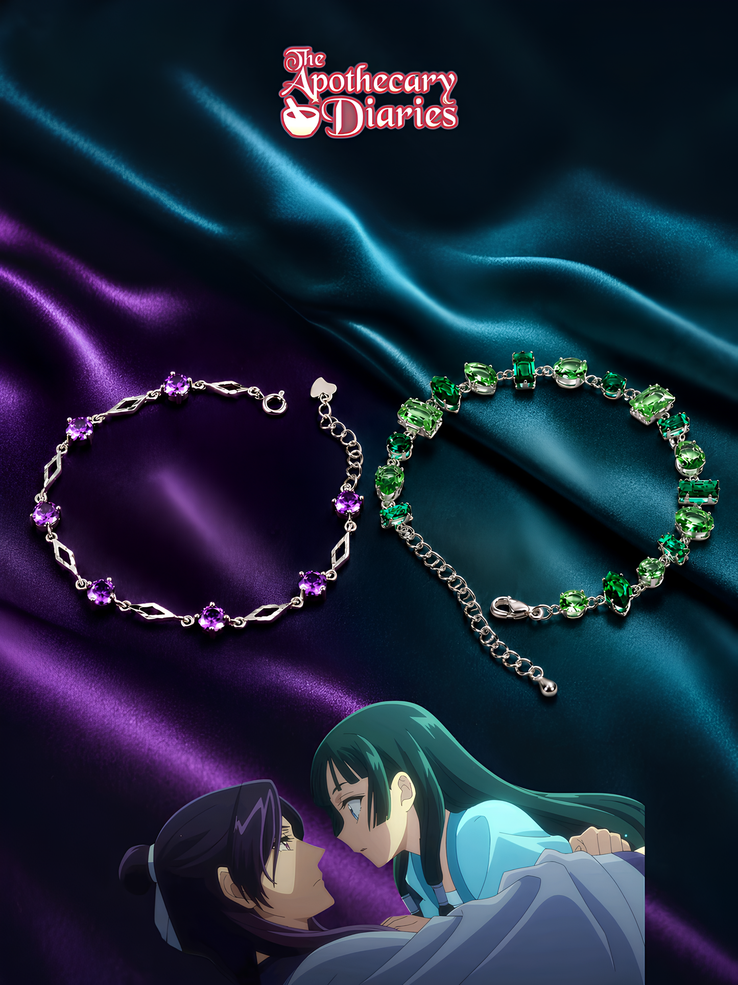 Maomao and Jinshi Couple Bracelets