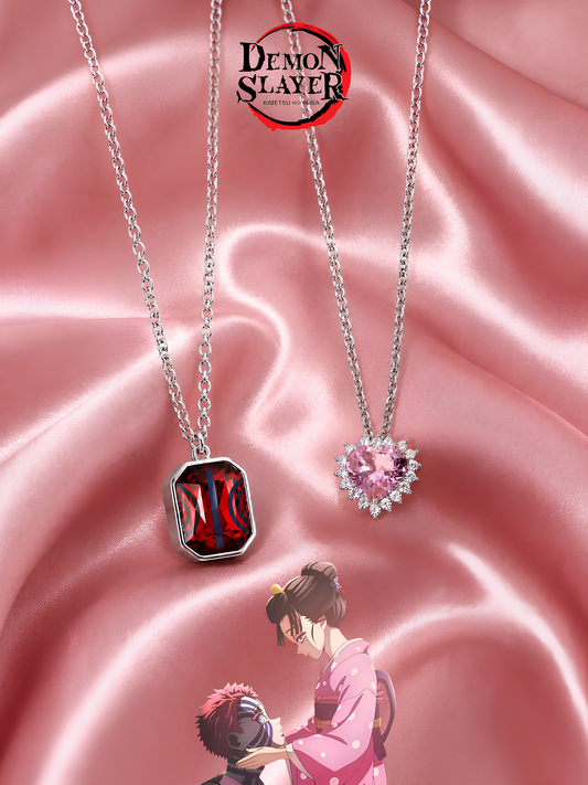 Akaza and Koyuki Couple Necklaces