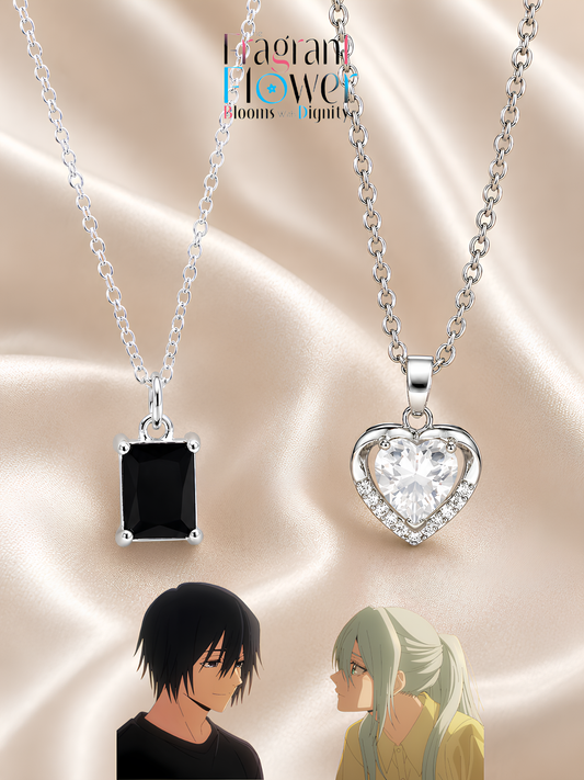 Saku and Subaru Couple Necklace