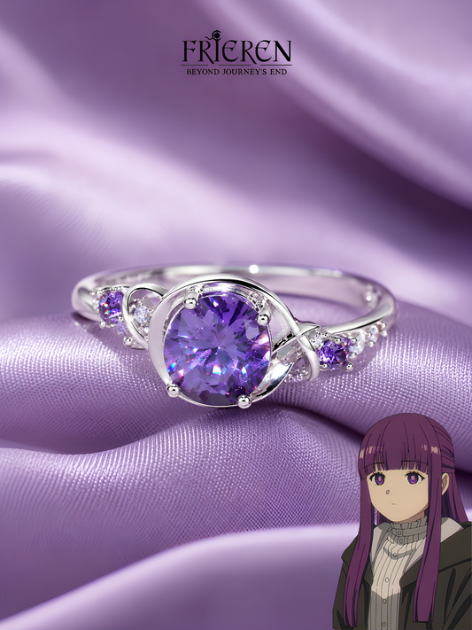 Fern Amethyst Ring
