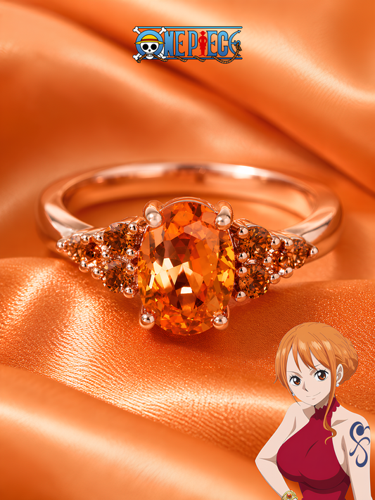 Nami Tangerine Ring