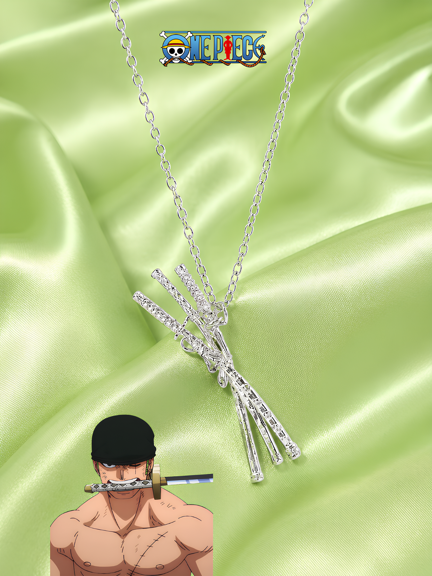 Zoro Swords Necklace