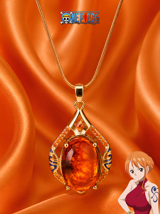 Nami Tangerine Necklace