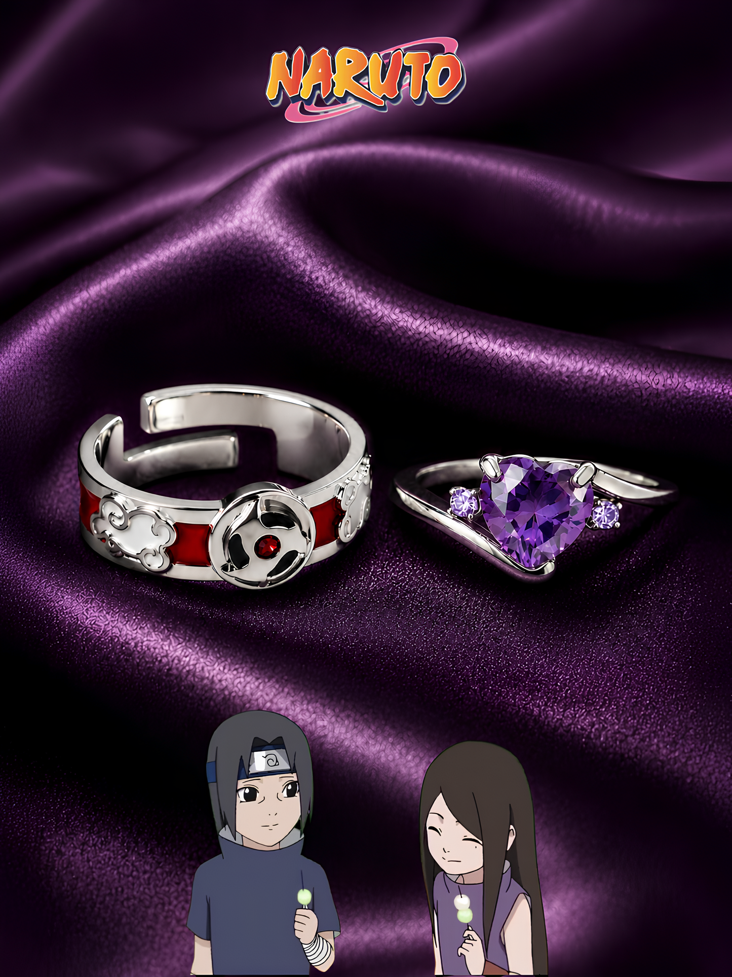 Itachi and Izumi Couple Rings