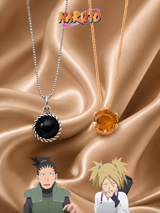 Shikamaru and Temari Couple Necklaces