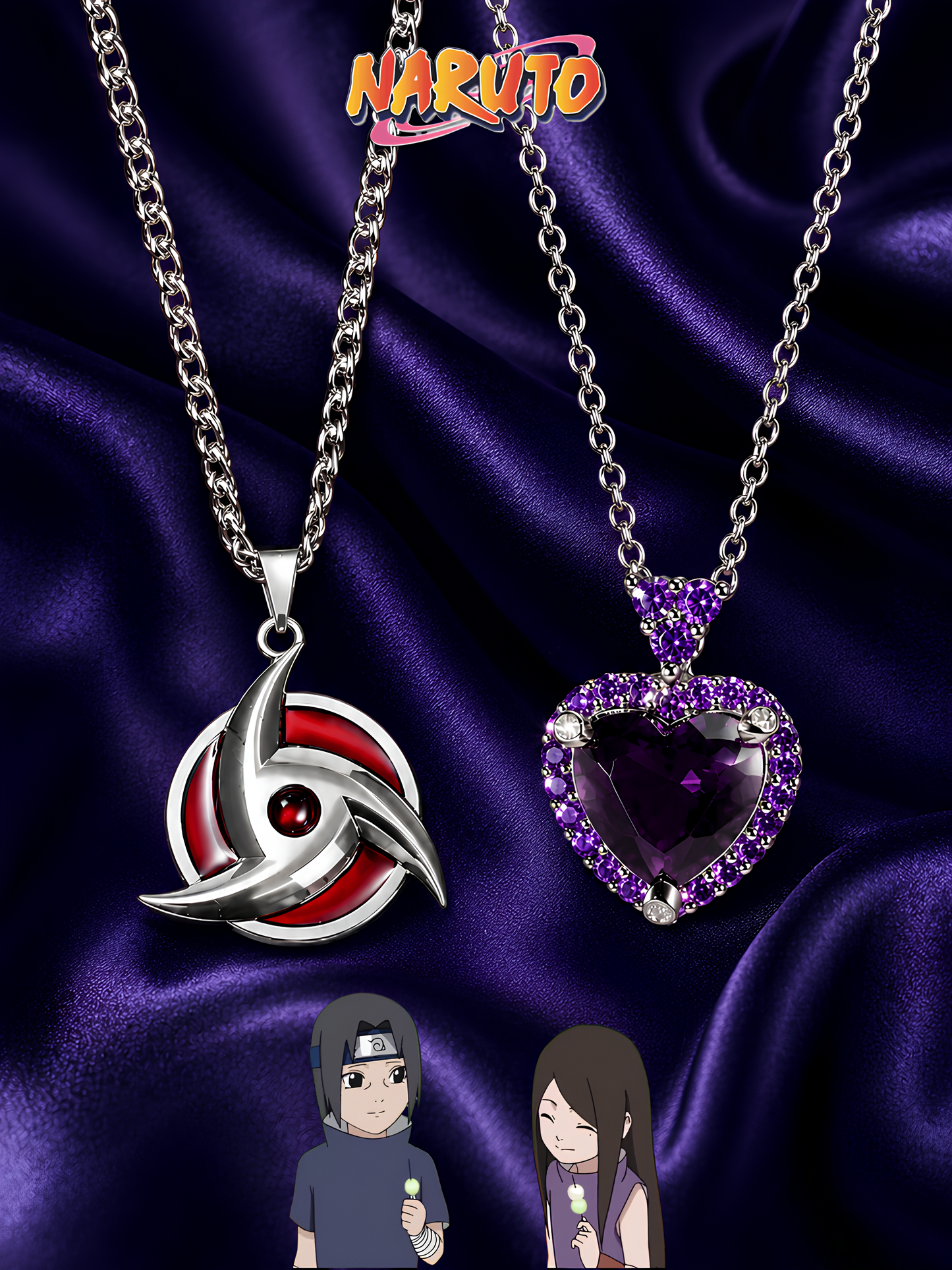 Itachi and Izumi Couple Necklaces