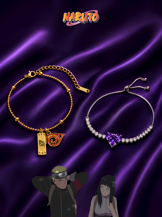 Naruto and Hinata Couple Bracelets