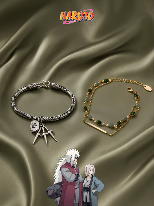 Jiraiya and Tsunade Couple Bracelets