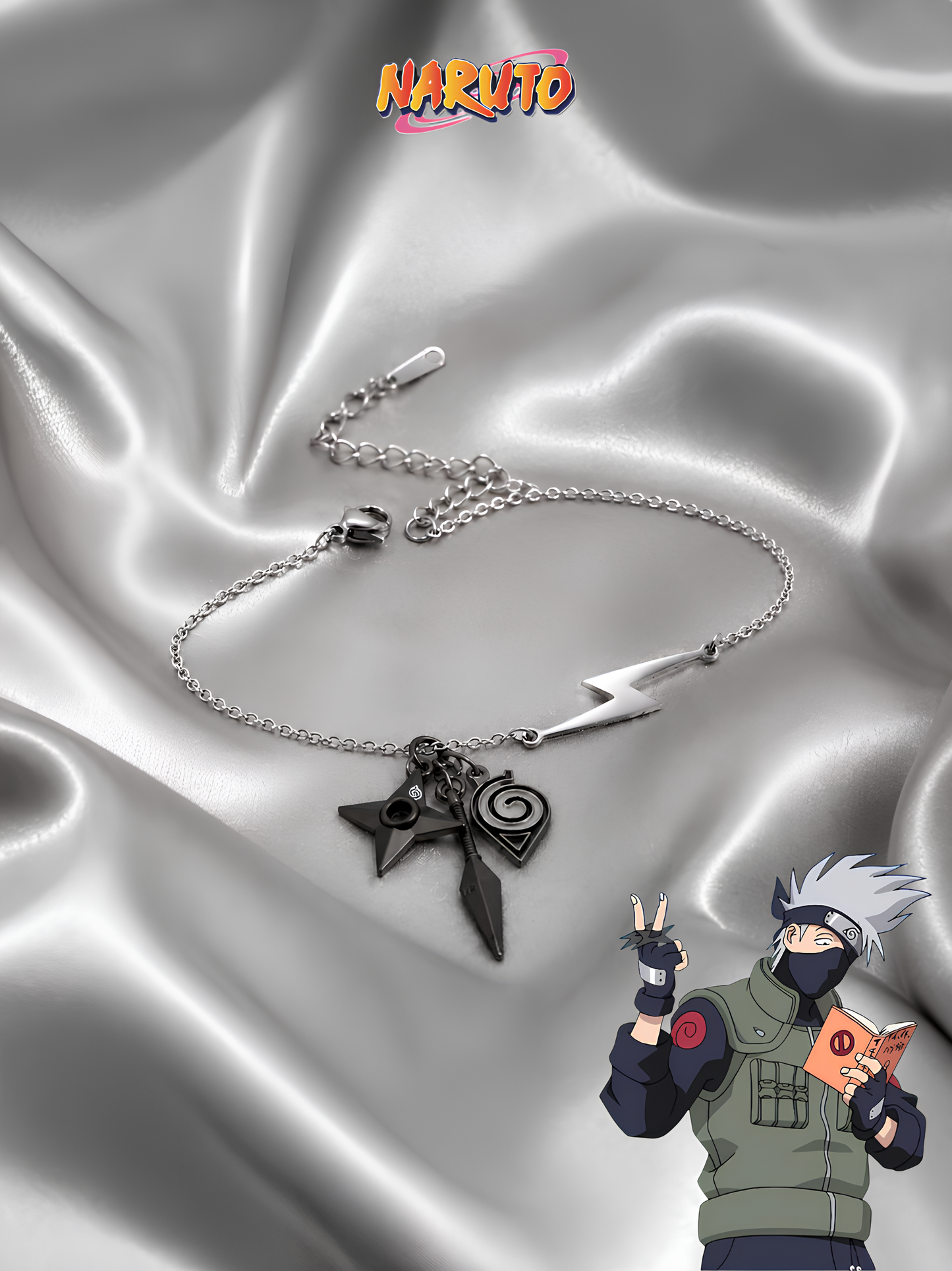 Kakashi Lightning Bracelet