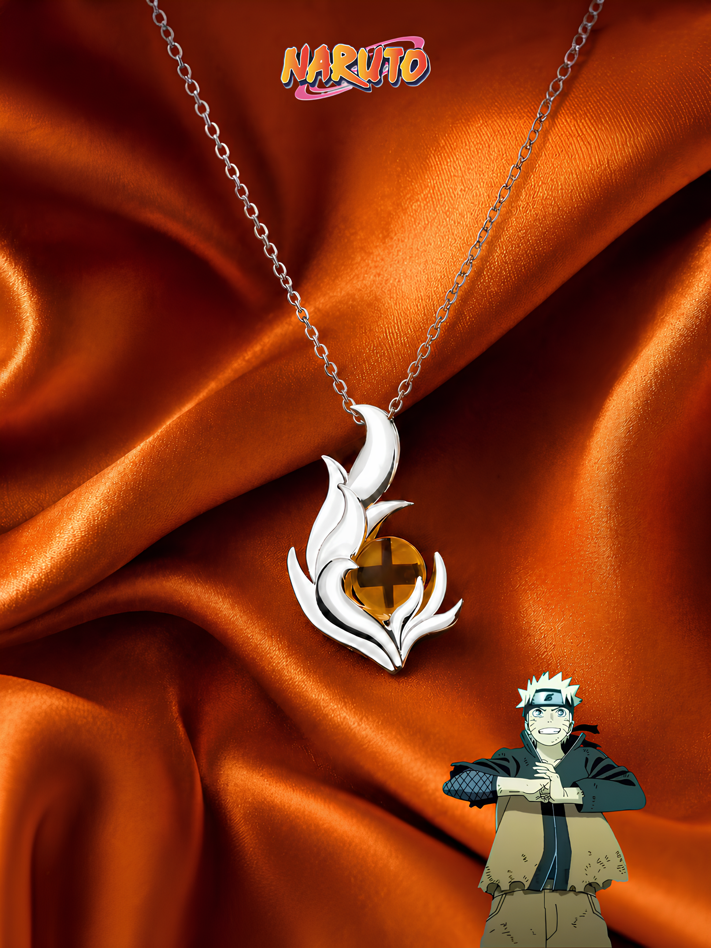 Naruto Nine Tails Necklace