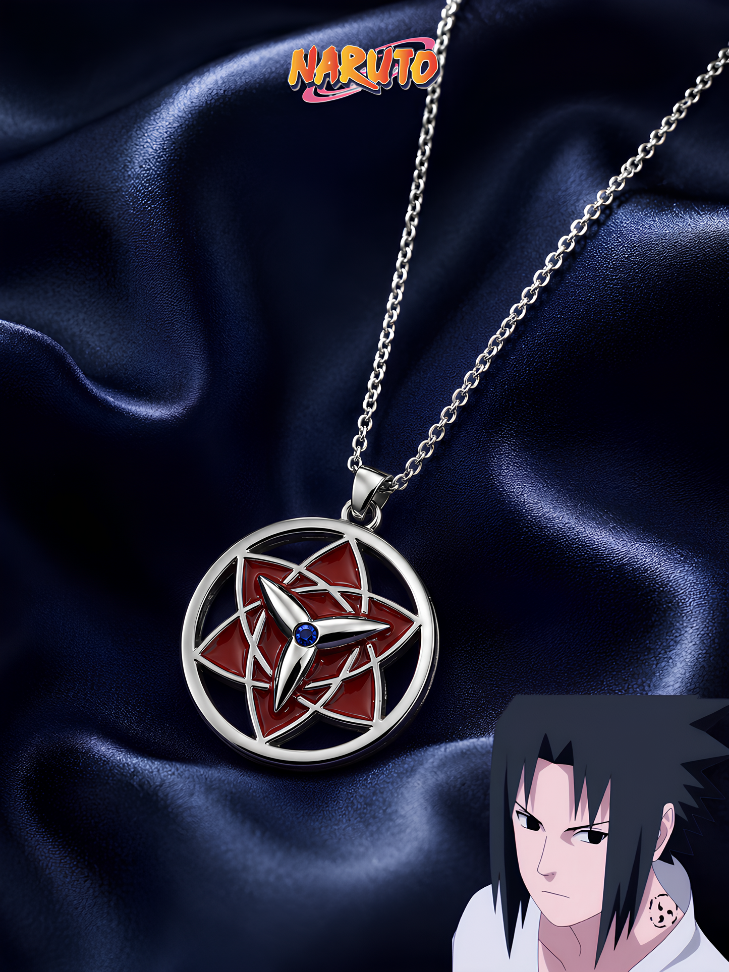 Sasuke Mangekyo Necklace
