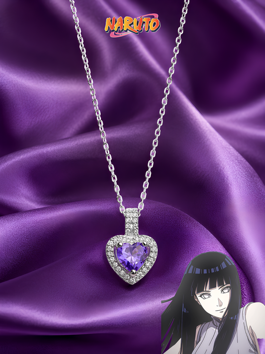 Hinata Purple Heart Necklace