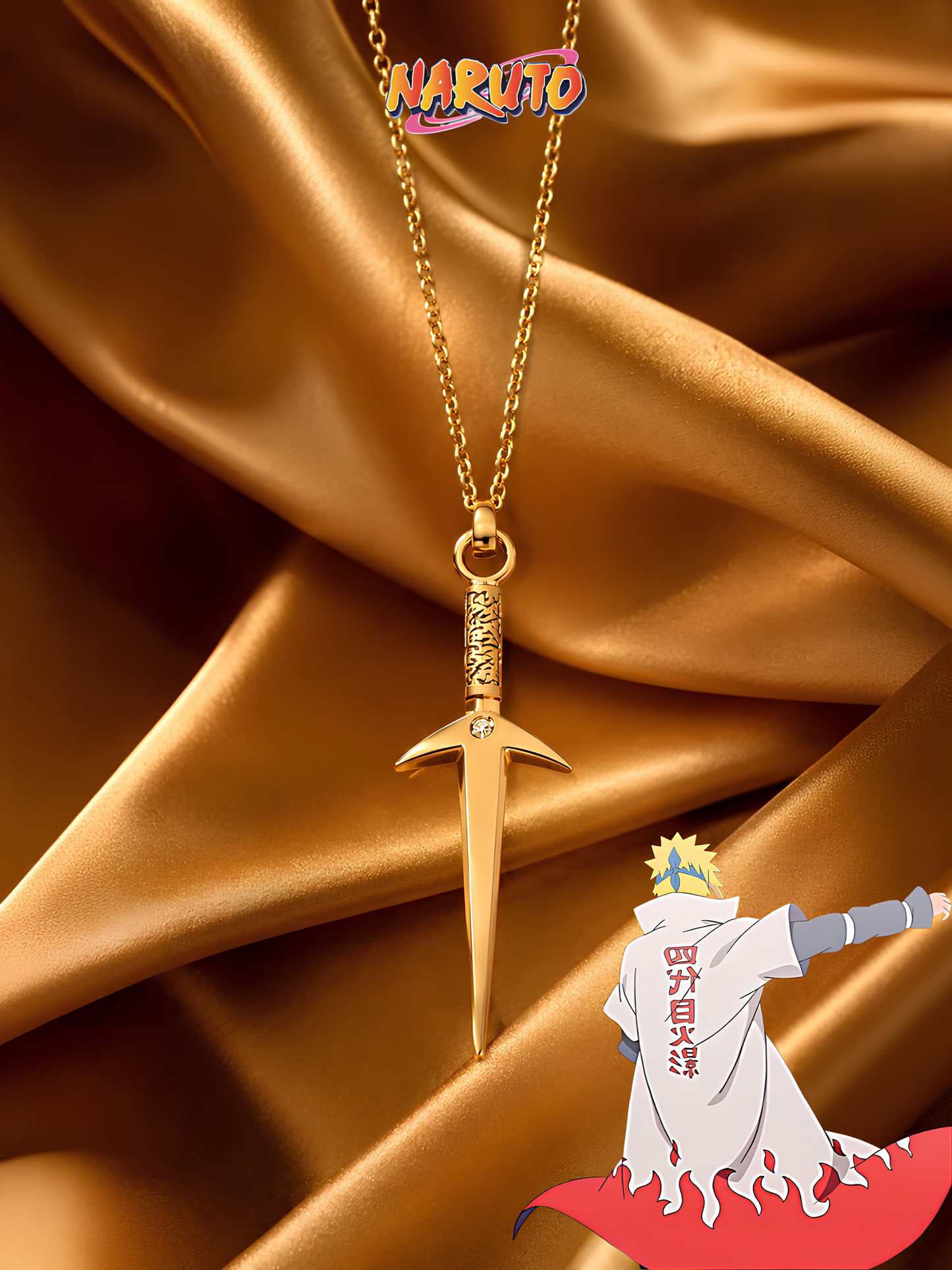 Minato Flying Raijin Necklace