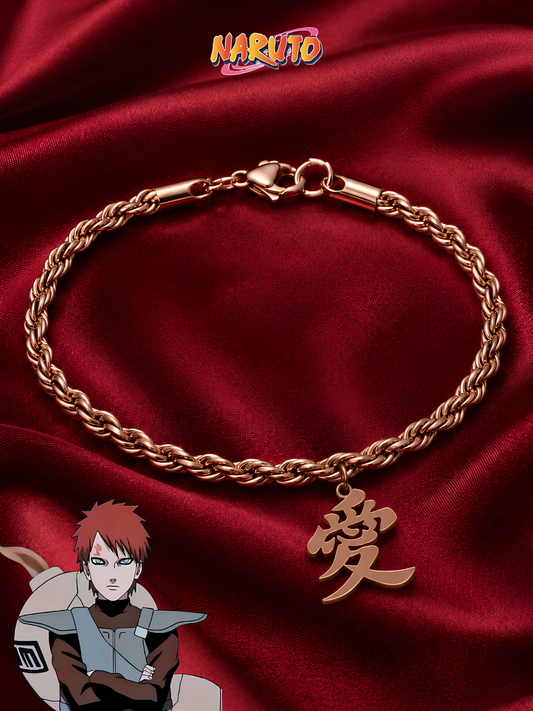 Gaara Love Kanji Bracelet