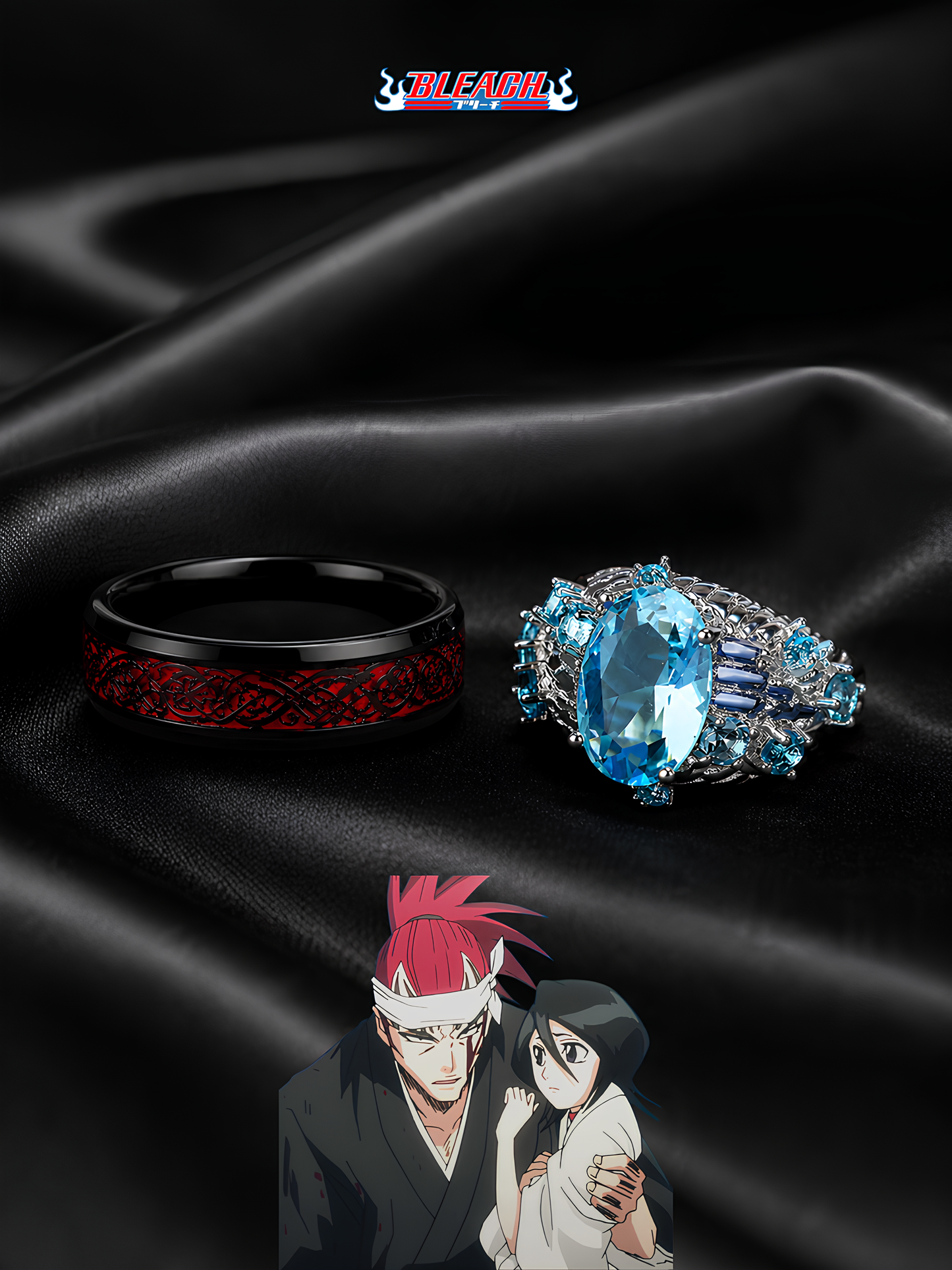 Renji and Rukia Couple Rings