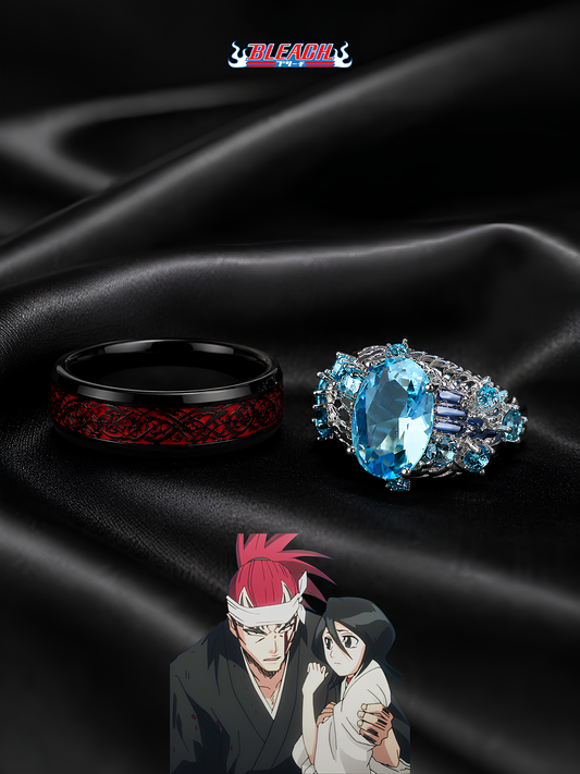 Renji and Rukia Couple Rings