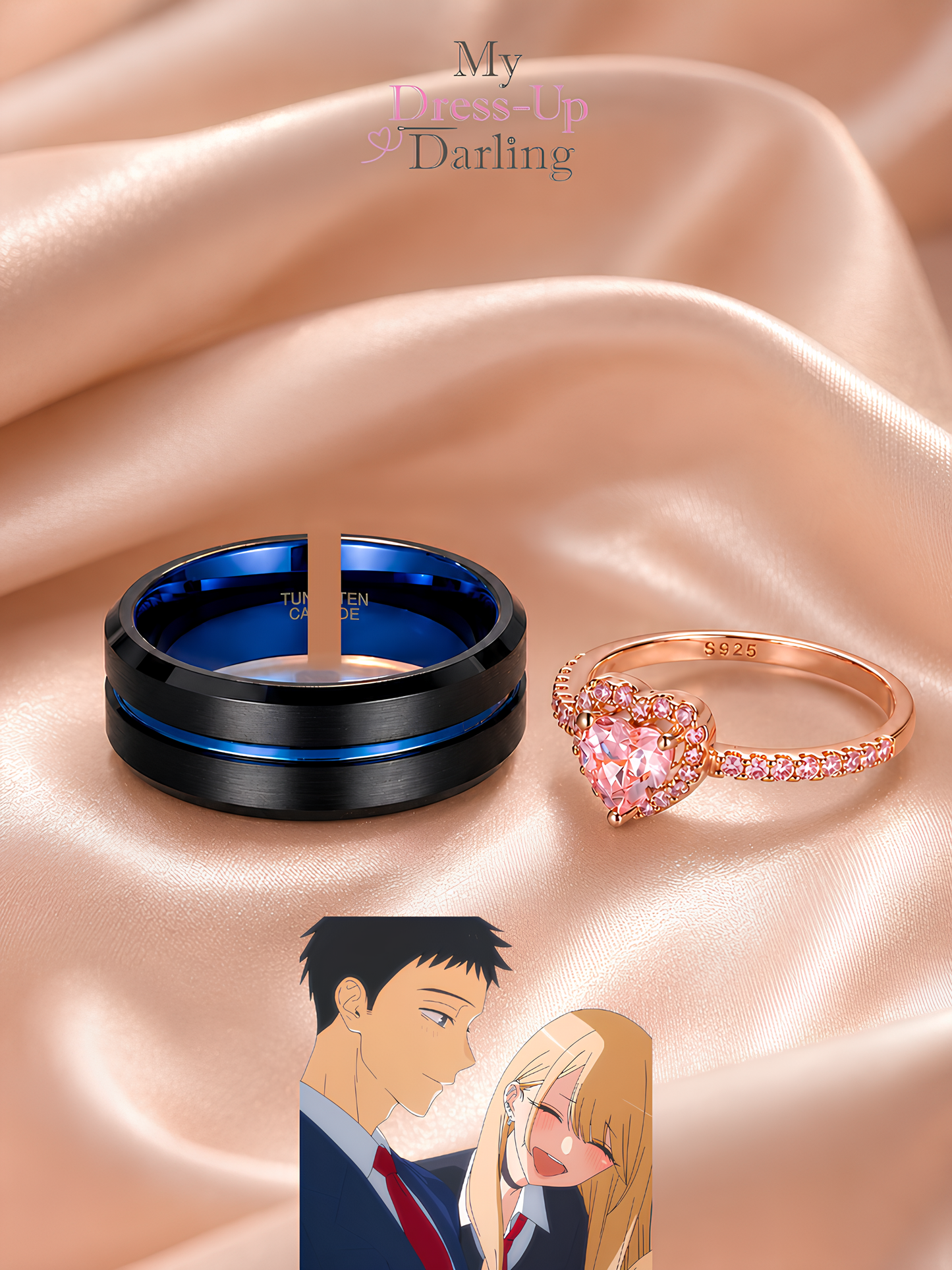 Gojo and Marin Couple Rings