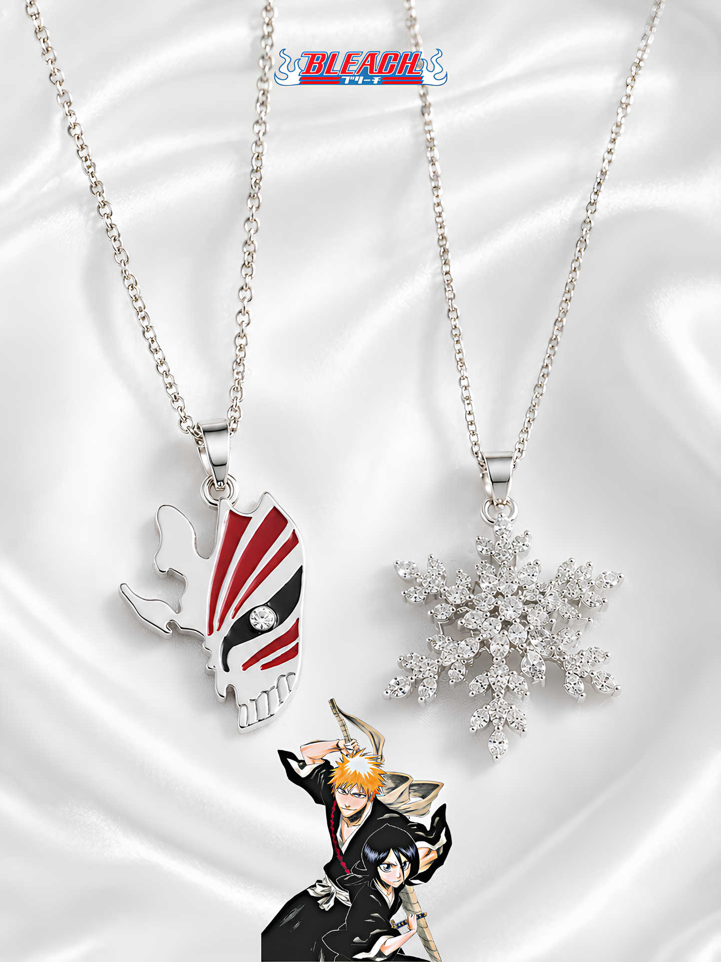 Ichigo and Rukia Matching Necklaces