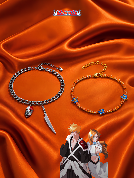 Ichigo and Orihime Couple Bracelets