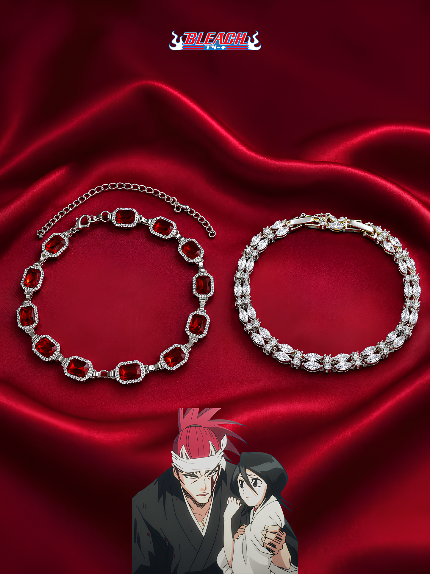 Renji and Rukia Couple Bracelets