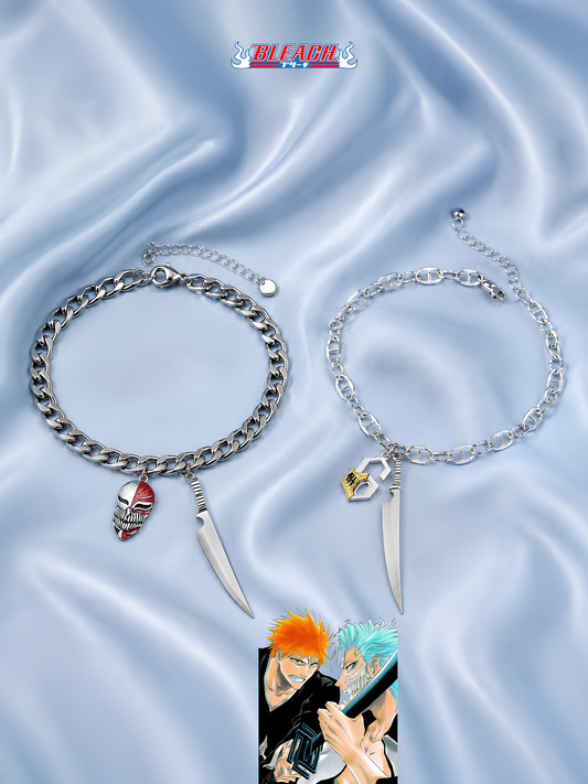 Ichigo and Grimmjow Matching Bracelets