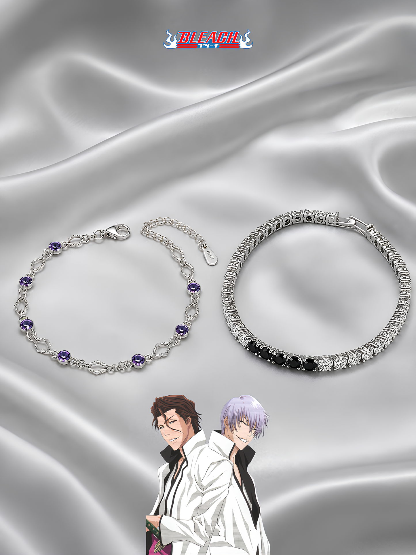 Aizen and Gin Matching Bracelets