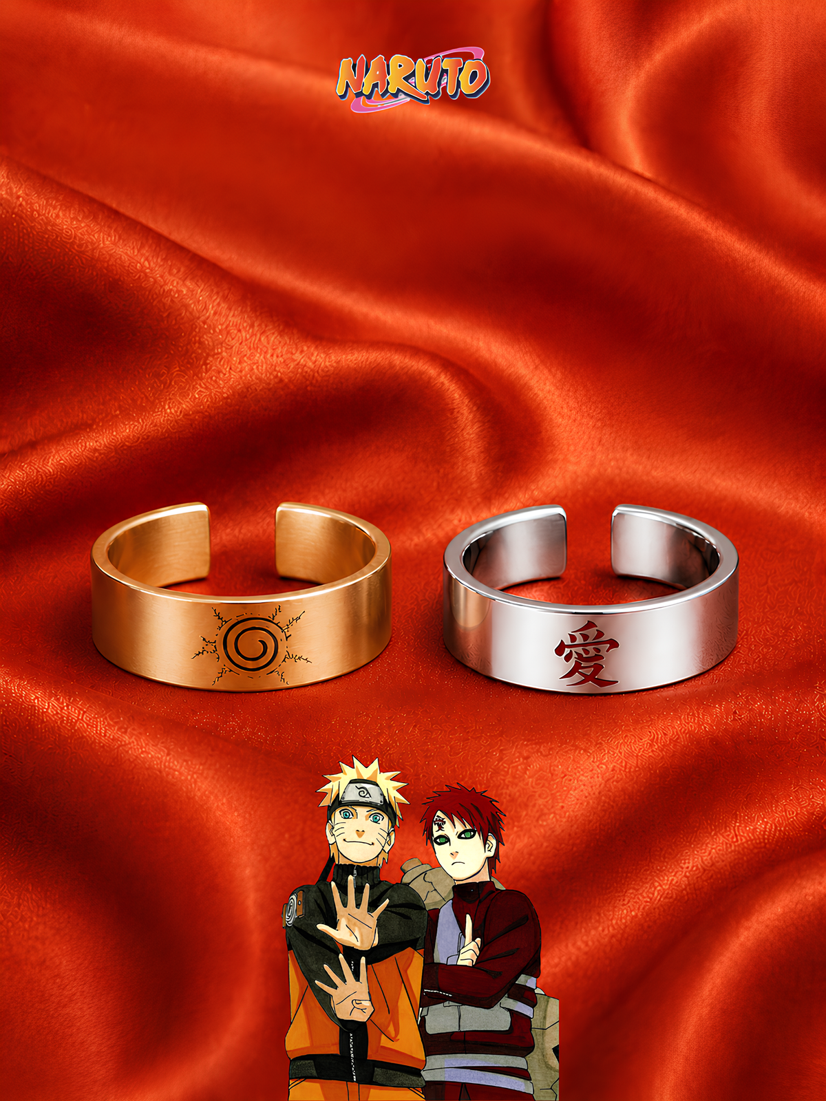 Naruto and Gaara Matching Rings