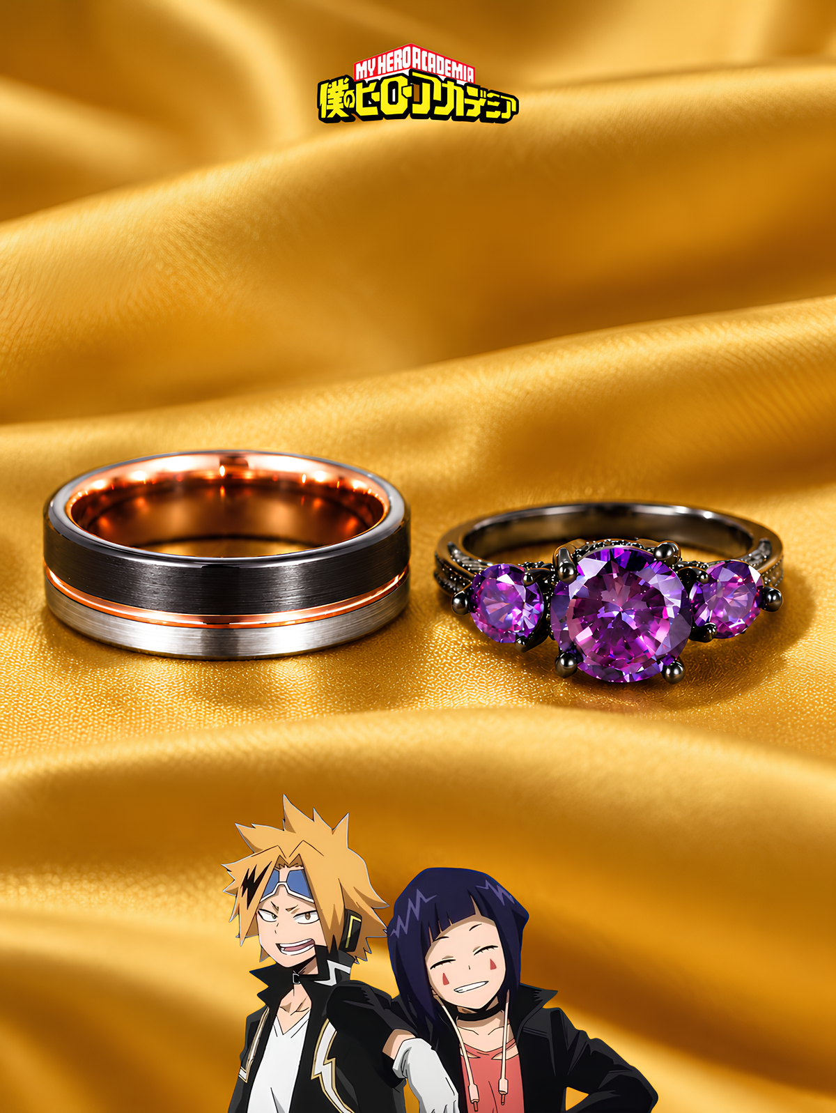 Kaminari and Jiro Couple Rings