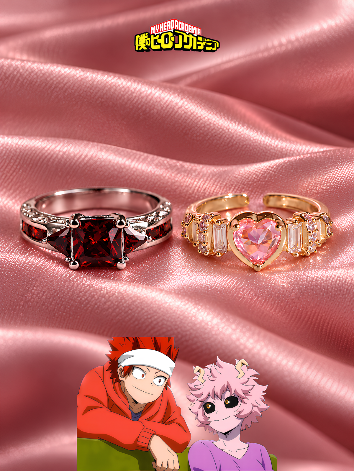 Kirishima and Mina Couple Rings
